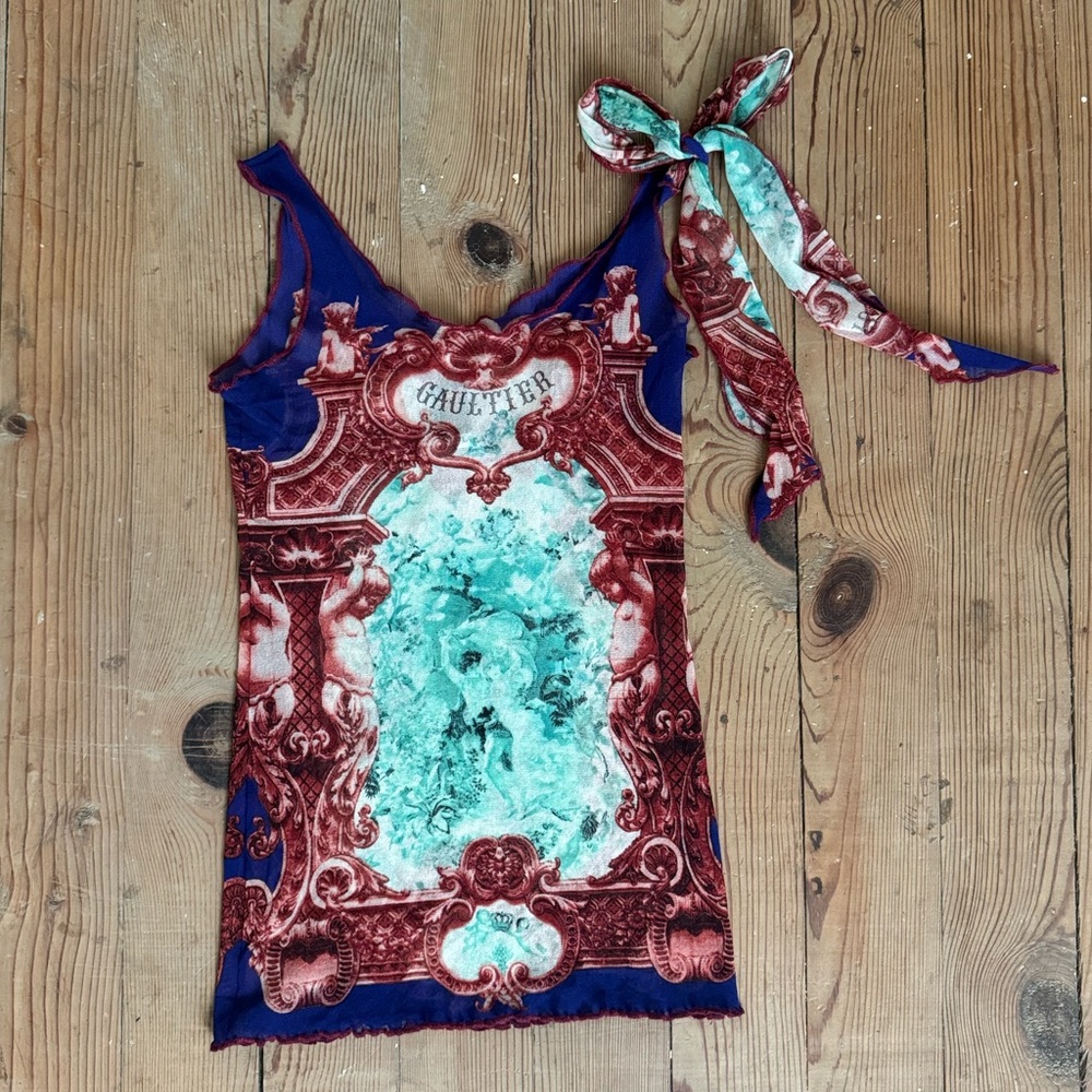 Jean Paul Gaultier Soleil Mesh Tank Top Vintage SS 2008